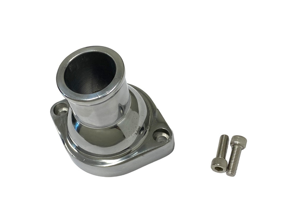 LS Straight Aluminum Thermostat (Chrome) Speed Engineering