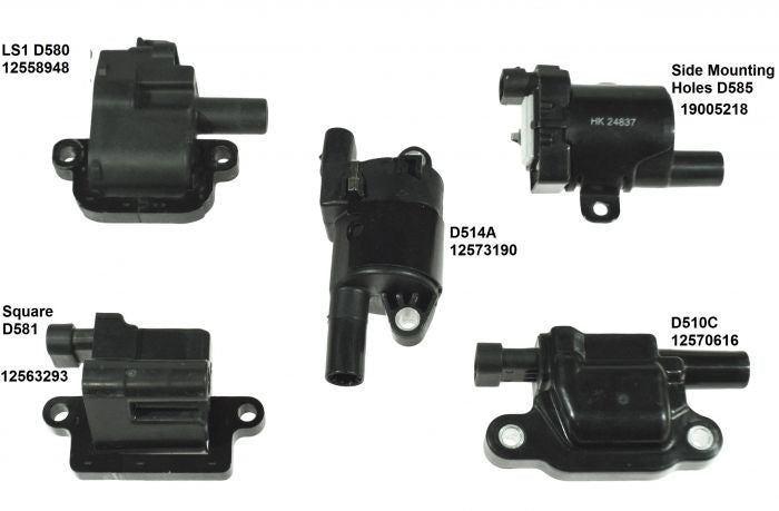 ICT Billet LS Coil Brackets Compatible With 19005218 D585 Heat Sink And LSA LS9 Valve Covers ONLY 551923