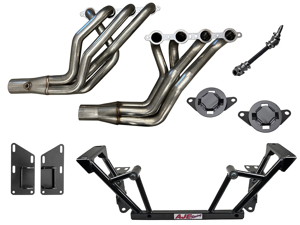 Speed Engineering LS Swap Longtube Headers & AJE K-Member
