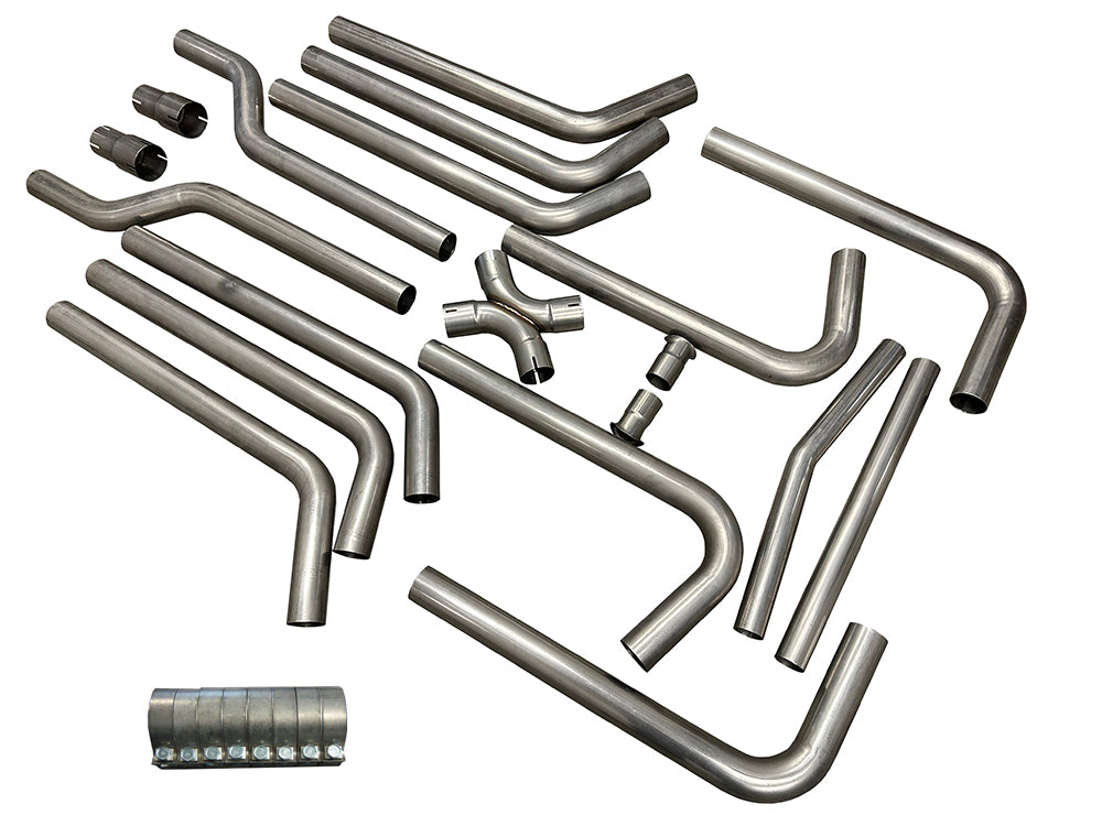 Speed Engineering Universal 2.5 Exhaust Builder Kit Deluxe 304 Stainless LS Engine Swap